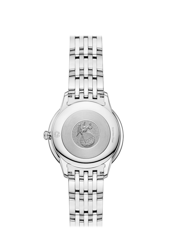 De Ville Prestige 30mm with Blue dial in Stainless Steel
