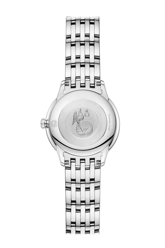 De Ville Prestige 27.5mm with Beige Dial in Stainless Steel