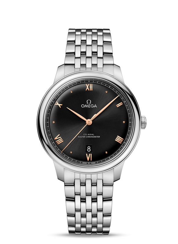 De Ville Prestige 40mm with Black Dial in Stainless Steel