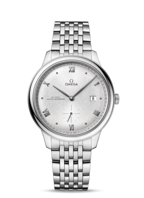 De Ville Prestige 41mm with Silver Dial in Stainless Steel