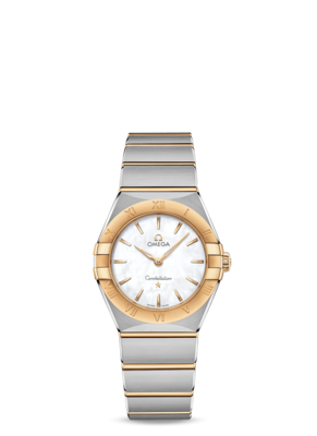 Constellation Quartz 28mm with Mother of Pearl Dial in Stainless Steel and Yellow Gold
