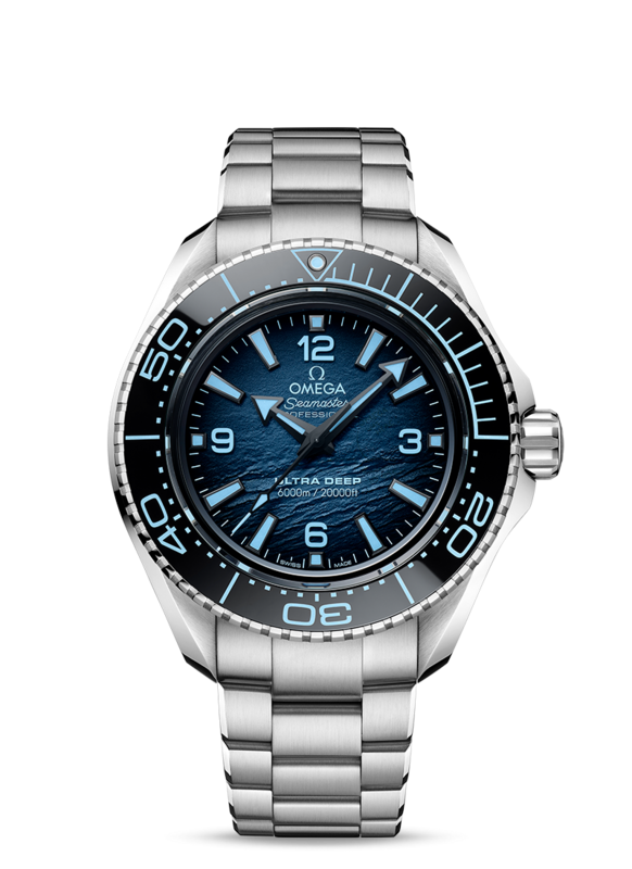 Planet Ocean Ultra Deep 6000M 45.5mm With Summer Blue Dial in O-Megasteel