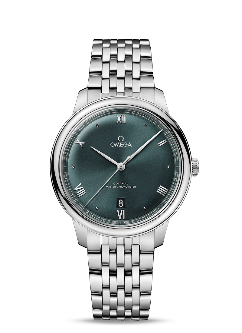 De Ville Prestige 40mm with Green Dial in Stainless Steel