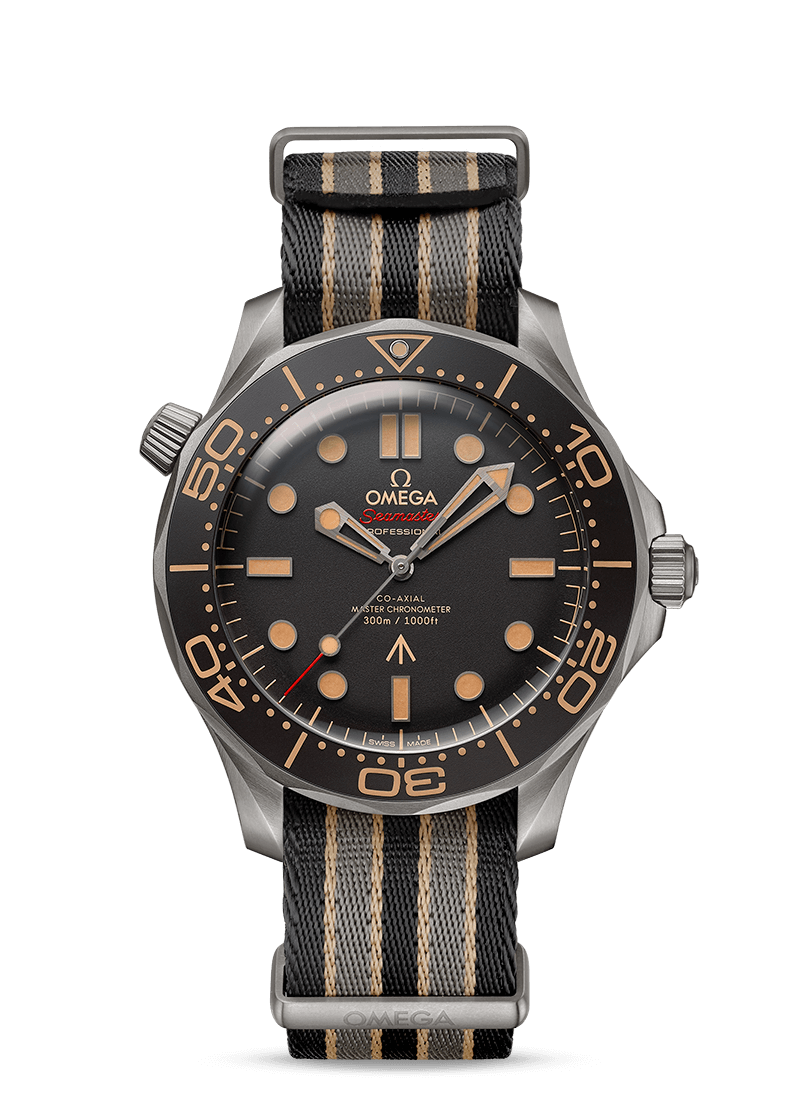 Seamaster Diver 300M 007 42mm Sapphire Crystal Case Brown Dial on NATO Strap