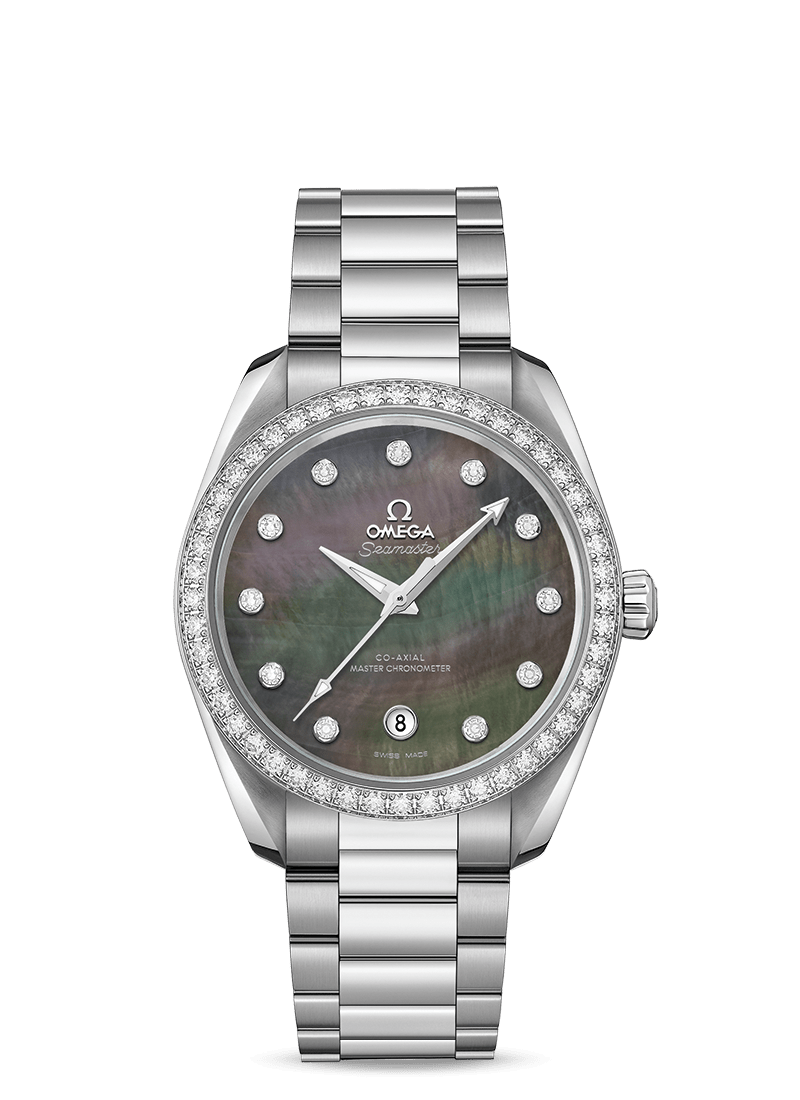 Aqua Terra 38mm with Mother of Pearl Dial in Stainless Steel