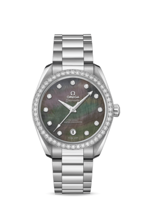 Aqua Terra 38mm with Mother of Pearl Dial in Stainless Steel