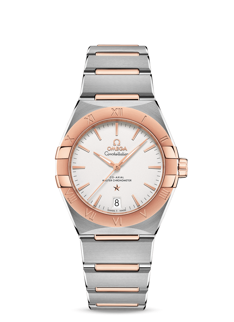 Constellation 36mm with White Dial in Stainless Steel and Rose Gold