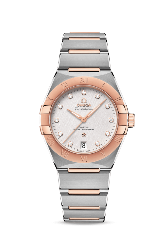 Constellation 36mm with Rhodium Silk Dial in Stainless Steel and Rose Gold