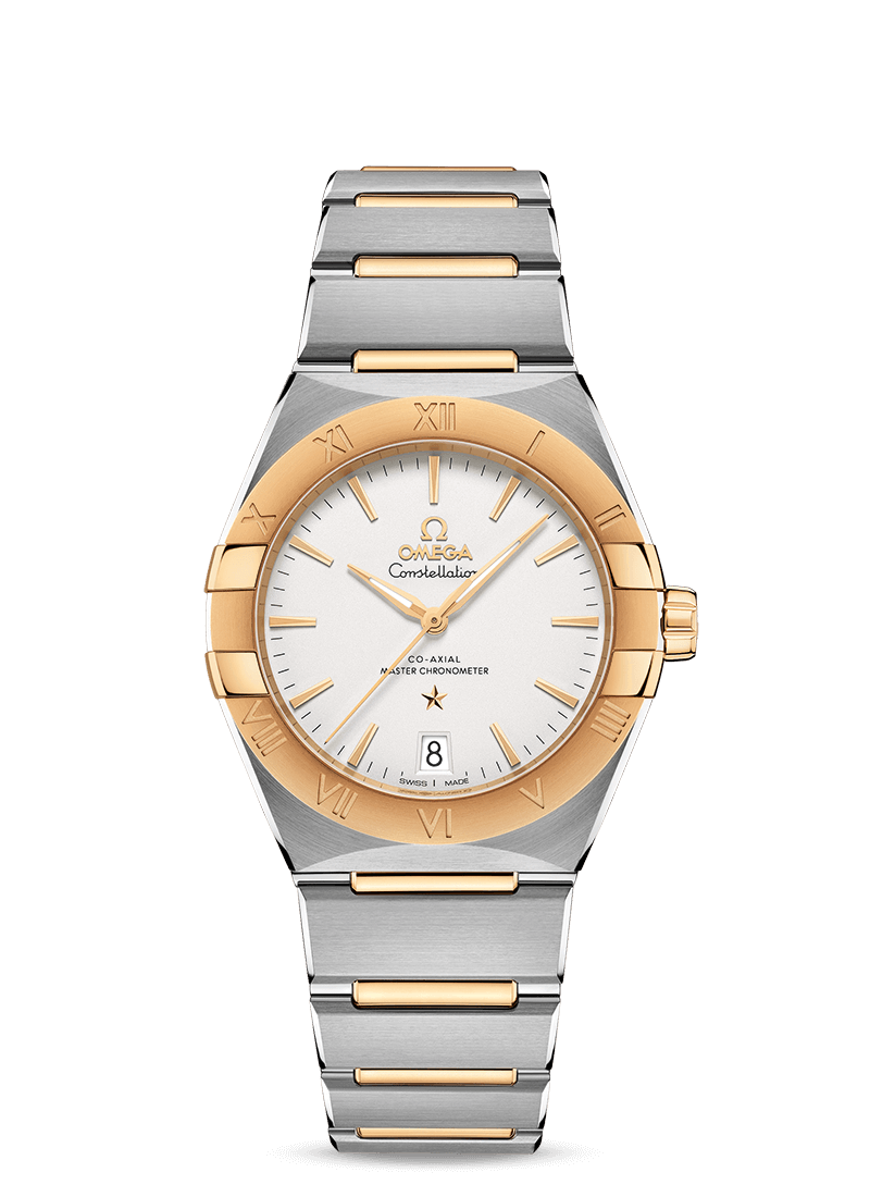 Constellation 36mm with White Dial in Stainless Steel and Yellow Gold