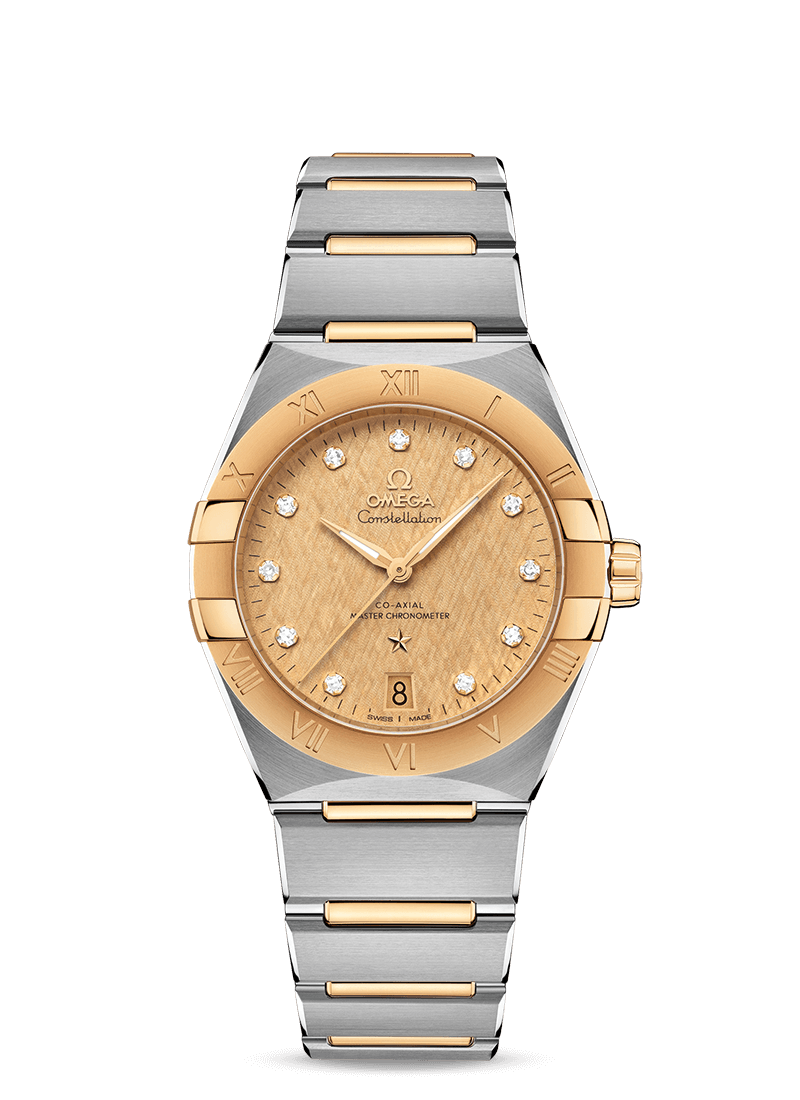 Constellation 36mm with Silk Champaign Dial in Stainless Steel and Yellow Gold