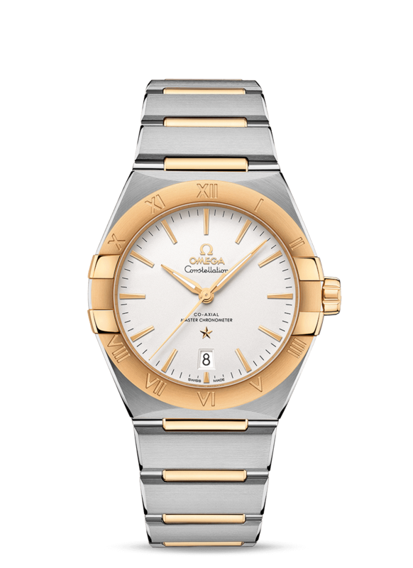 Constellation 39mm with White Dial in Stainless Steel and Yellow Gold