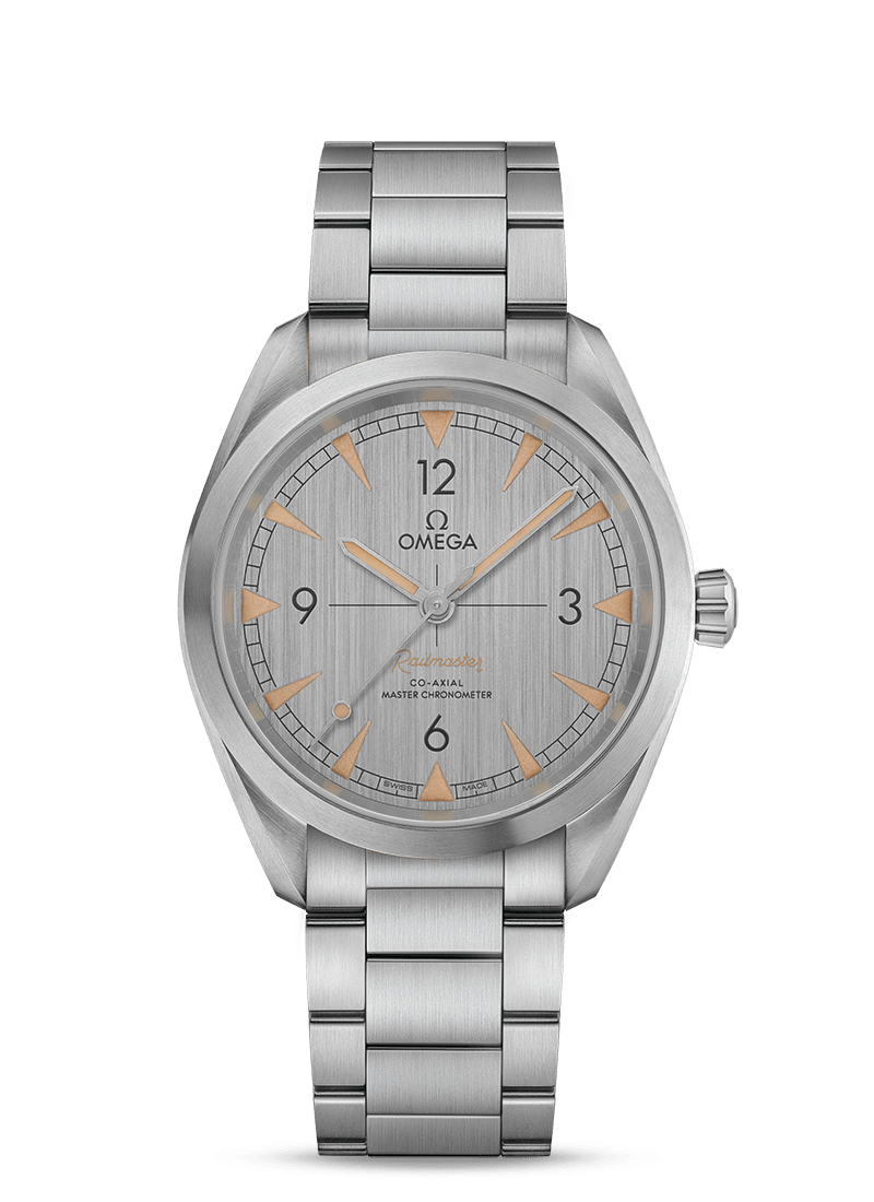 Railmaster 40mm with Grey Dial in Stainless Steel