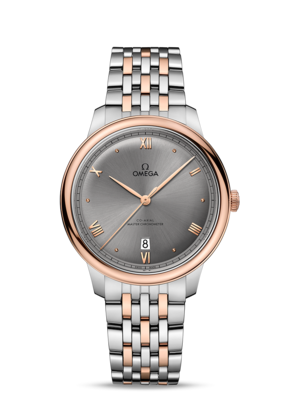 De Ville Prestige 40mm with Grey Dial in Stainless Steel and Rose Gold
