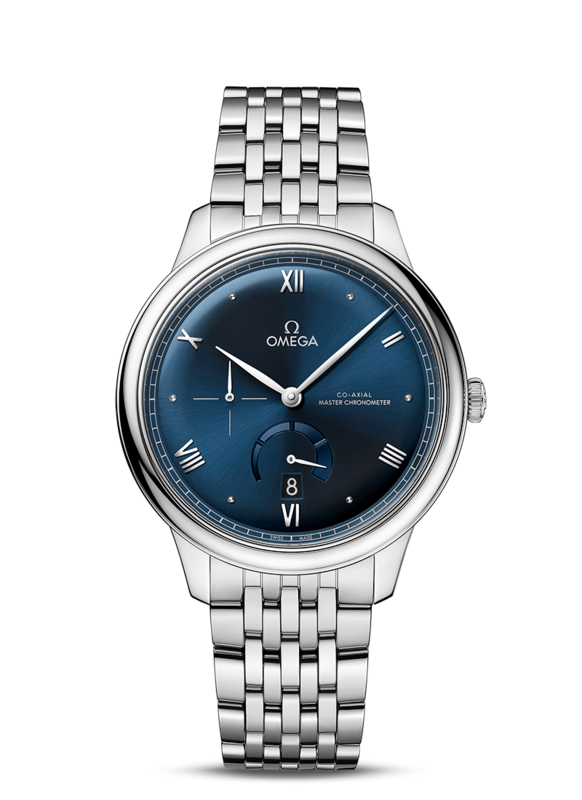 De Ville Prestige 41mm with Blue Dial in Stainless Steel