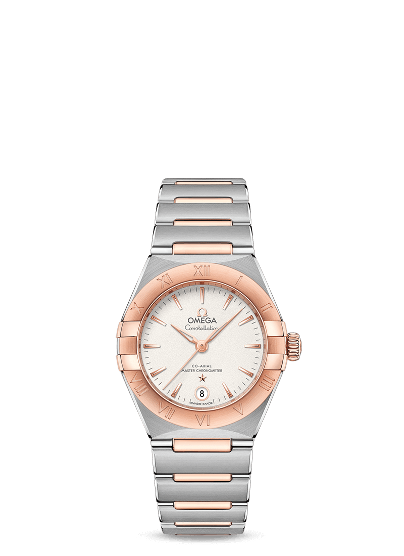 Constellation 29mm with White Dial in Stainless Steel and Rose Gold