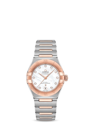 Constellation 29mm with Mother of Pearl dial in Stainless Steel and Rose Gold