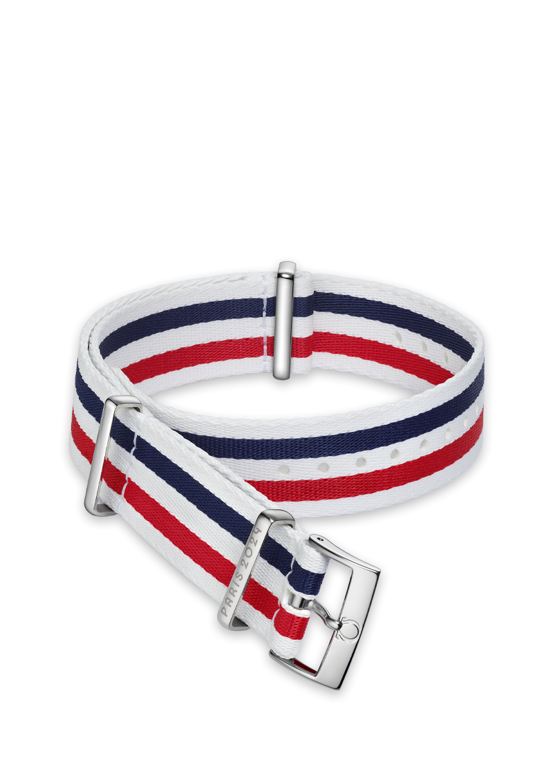 Red,  White and Blue Nato Strap