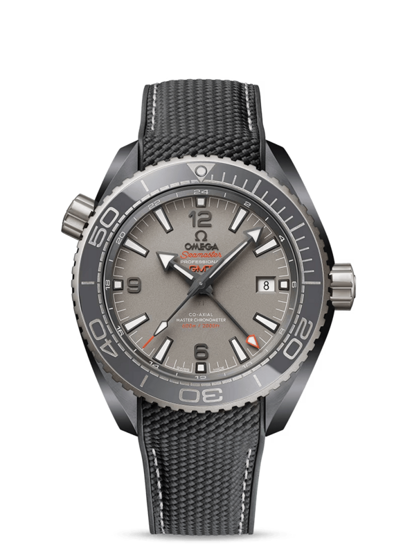 Planet Ocean 600M 45.5mm with Titanium Dial in Dark Grey Ceramic.