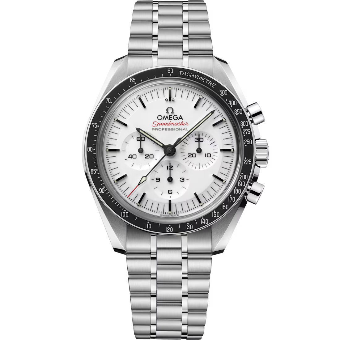 Speedmaster Moonwatch Professional 42mm Sapphire with White Dial in Stainless Steel