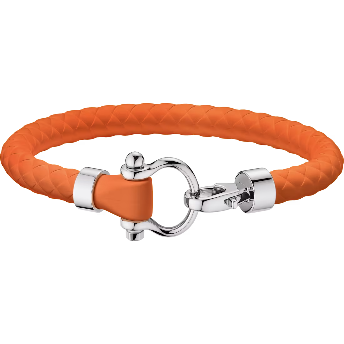 Aqua Sailing Rubber Bracelet (Large) in Orange