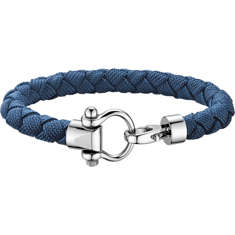 Aqua Sailing Nylon Bracelet (Large) in Blue