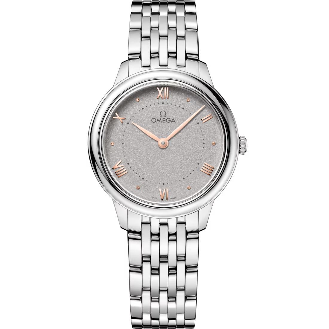 De Ville Prestige 30mm with Rhodium Grey Dial in Stainless Steel