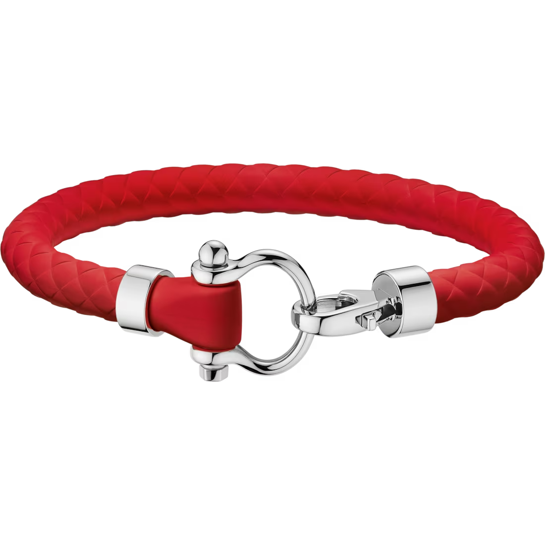 Aqua Sailing Rubber Bracelet (Large) in Red