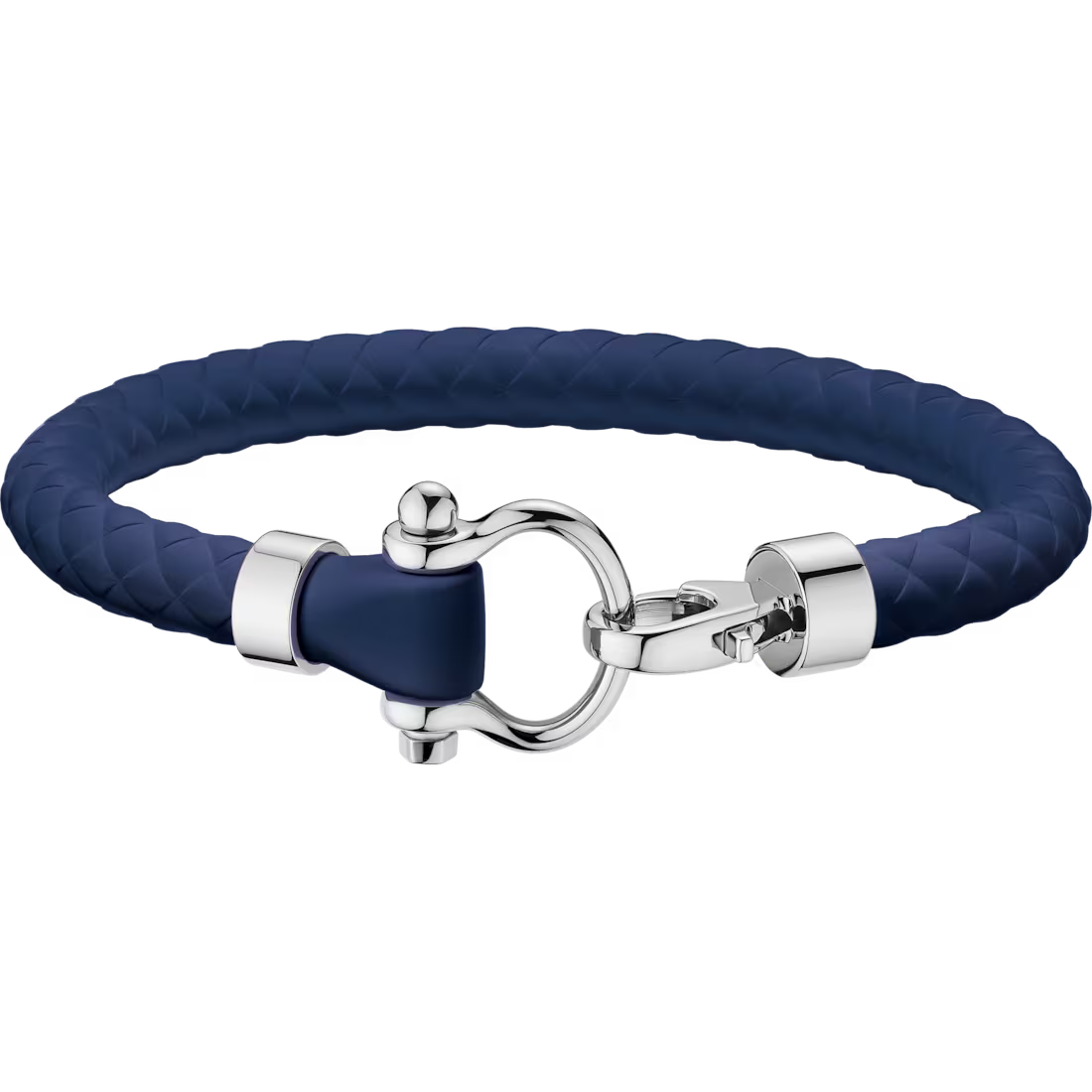 Aqua Sailing Rubber Bracelet (Large) in Blue