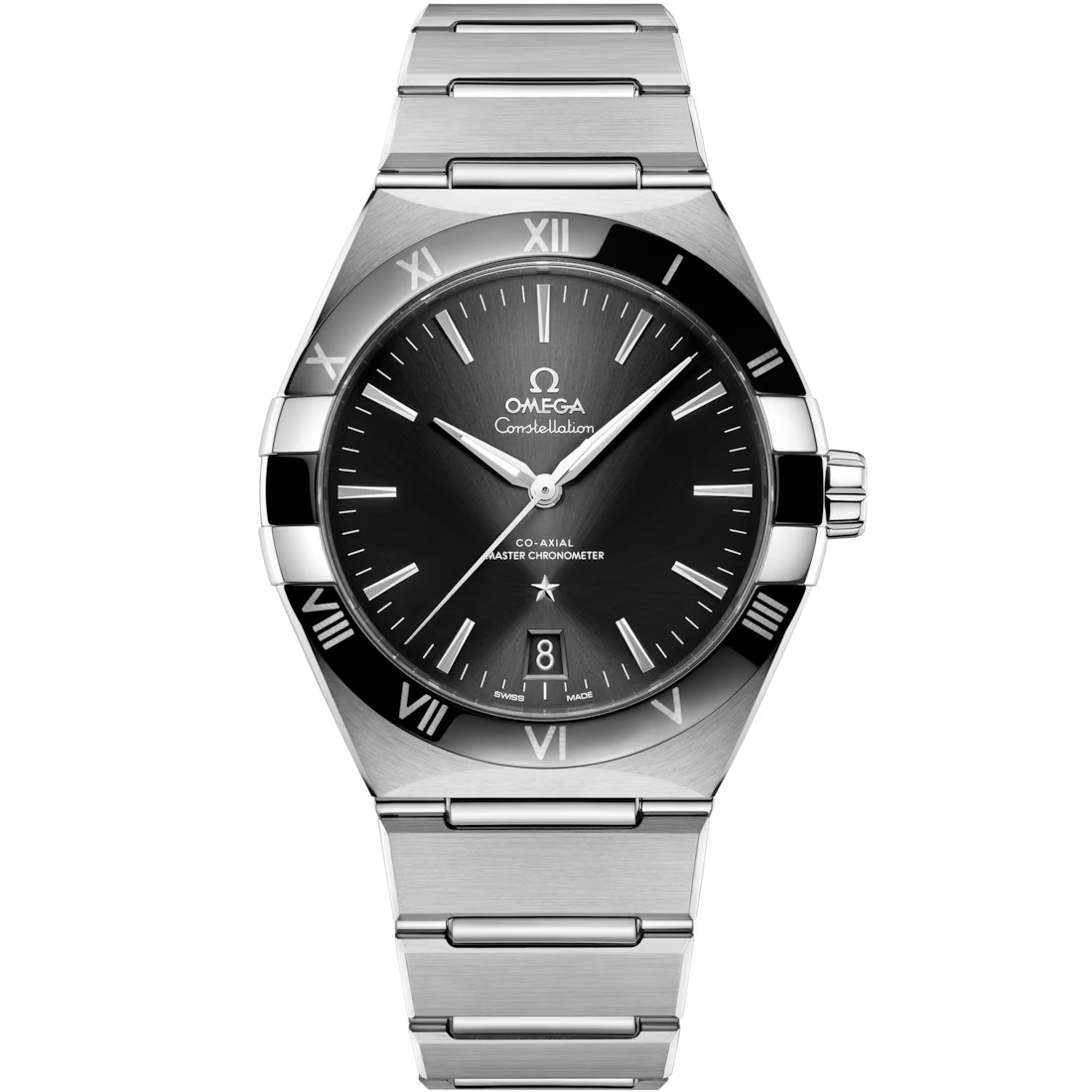 Constellation 41mm with Black Dial in Stainless Steel