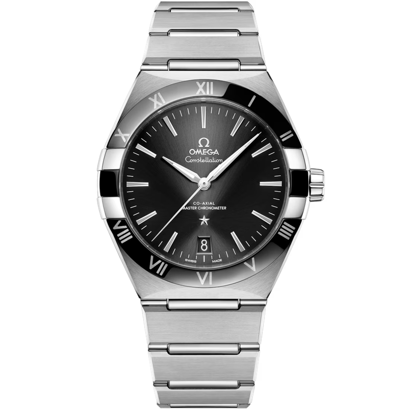 Constellation 41mm with Black Dial in Stainless Steel