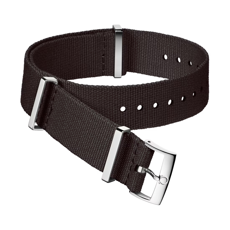 Nato Strap 20mm Dark Brown Nylon