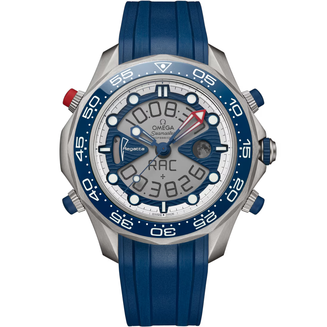 Seamaster Regatta (Americas Cup) 47mm In Titanium on Rubber Strap