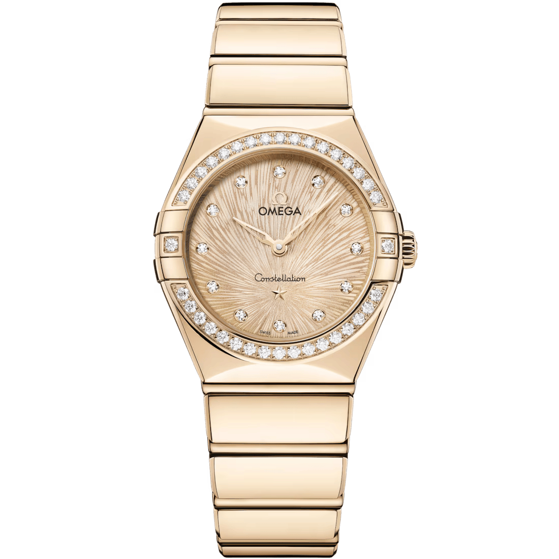 Constellation 28mm with Yellow Gold Supernova Diamond Dial and Diamond Bezel in Yellow Gold