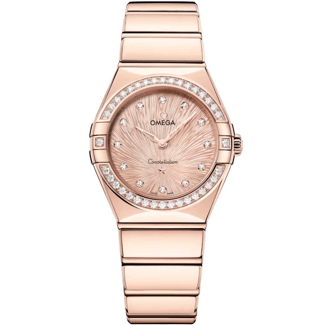 Constellation 28mm with Rose Gold Supernova Diamond Dial with Diamond Bezel in Rose Gold