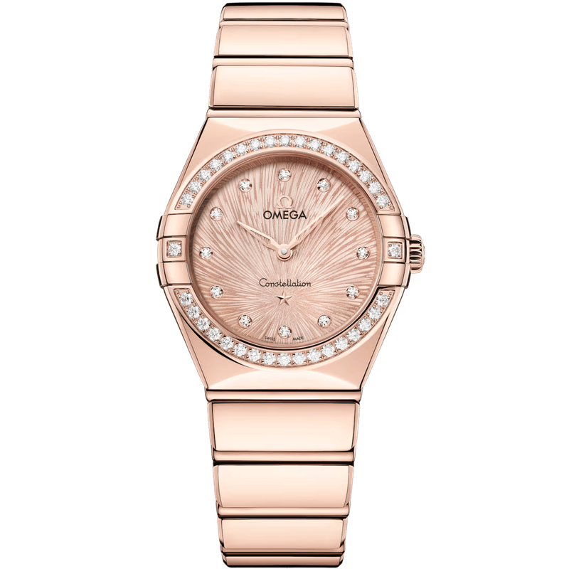 Constellation 28mm with Rose Gold Supernova Diamond Dial with Diamond Bezel in Rose Gold