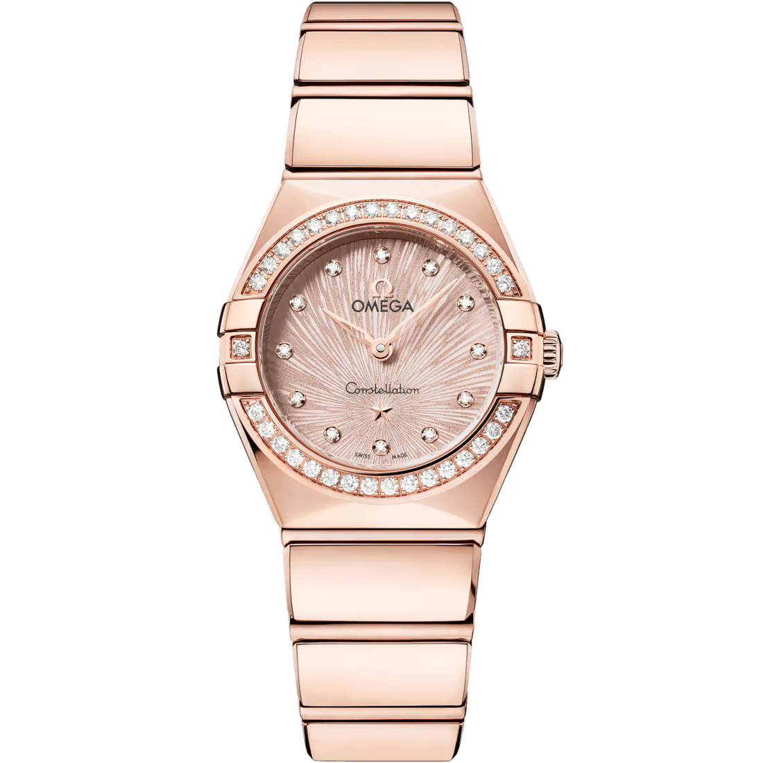 Constellation 25mm with Rose Supernova Diamond Dial and Diamond Bezel in Rose Gold