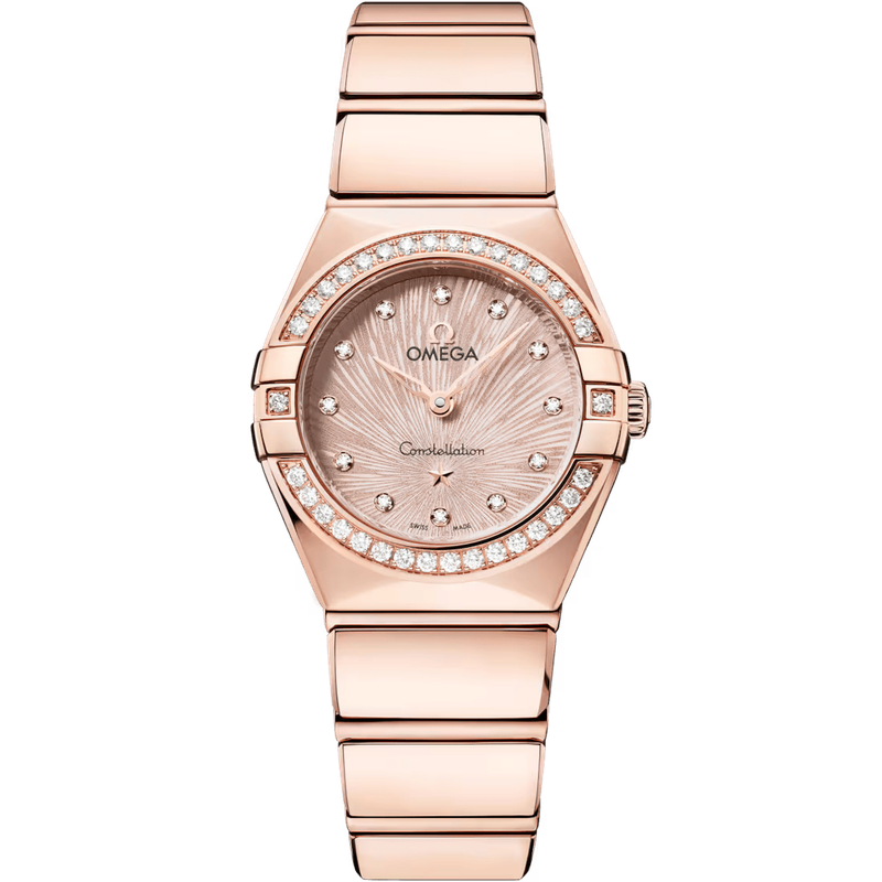 Constellation 25mm with Rose Supernova Diamond Dial and Diamond Bezel in Rose Gold