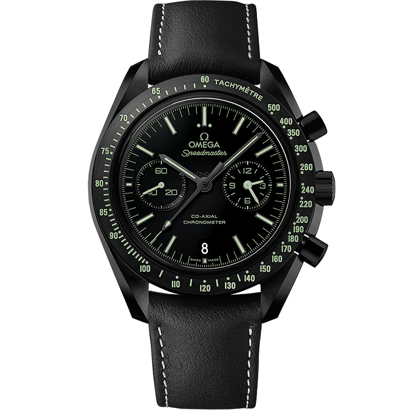 Speedmaster 44.25mm Dark Side of the Moon in Pitch Black