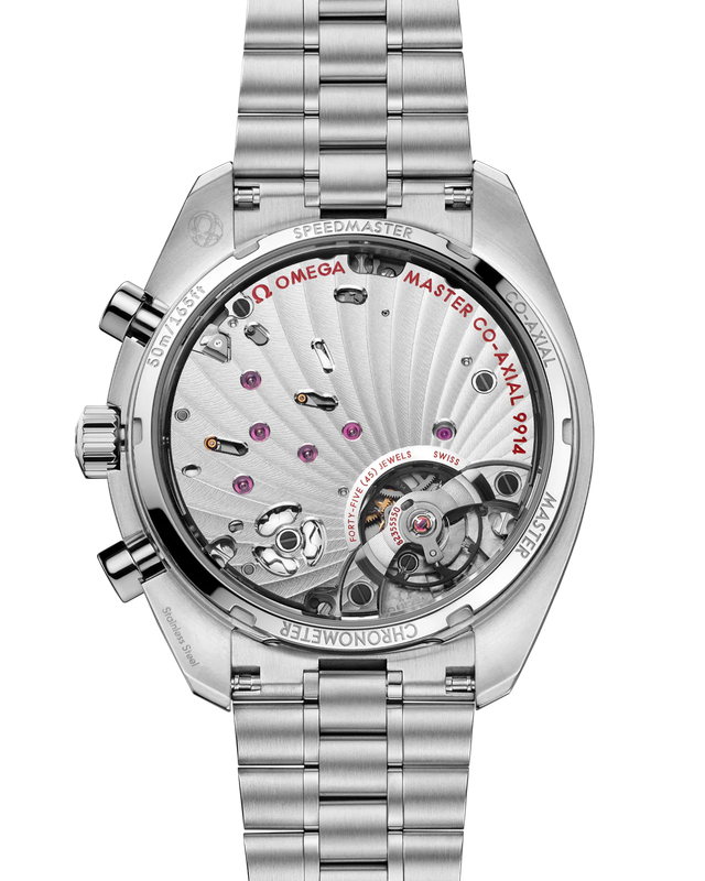 Speedmaster Moonphase 43mm With Black Meteorite Dial in Stainless Steel