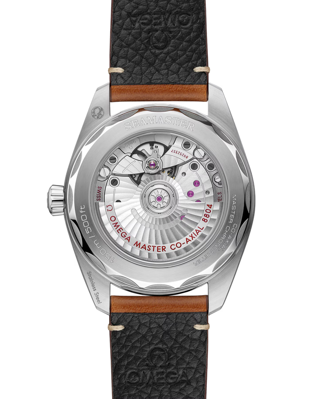 Railmaster 38mm with Beige Gradient Dial in Stainless Steel on Leather Strap