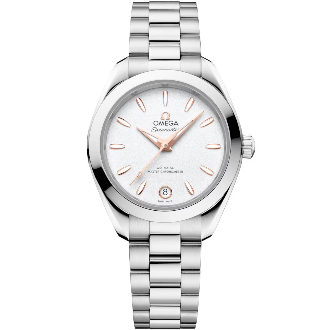 Aqua Terra 30mm with Silvery Dial in Stainless Steel