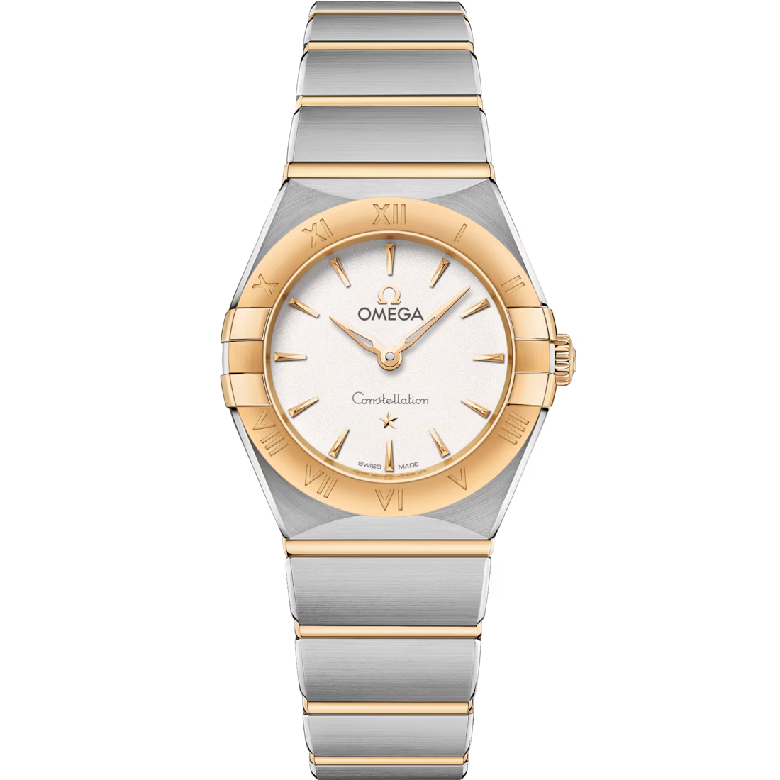 Constellation 25mm with White Index Dial in Stainless Steel and Yellow Gold
