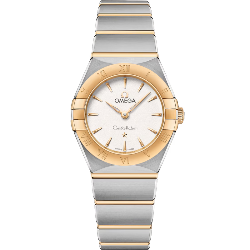 Constellation 25mm with White Index Dial in Stainless Steel and Yellow Gold