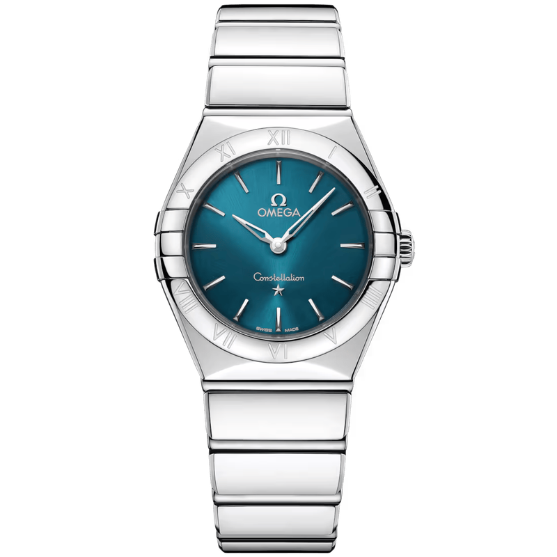Constellation 28mm with Peacock Blue Dial in Stainless Steel