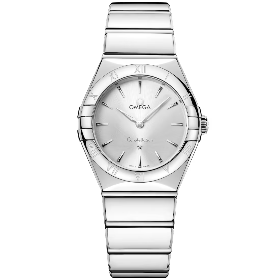 Constellation 28mm with Silver Dial In Stainless Steel