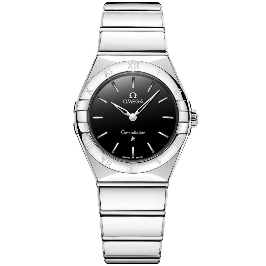 Constellation 28mm with Black Dial In Stainless Steel