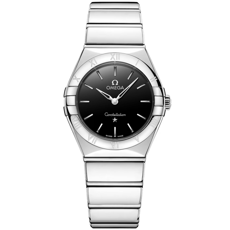 Constellation 28mm with Black Dial In Stainless Steel
