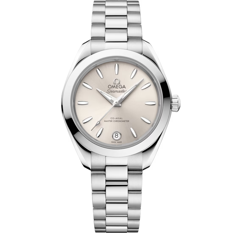 Aqua Terra 30mm with Silver Dial in Stainless Steel