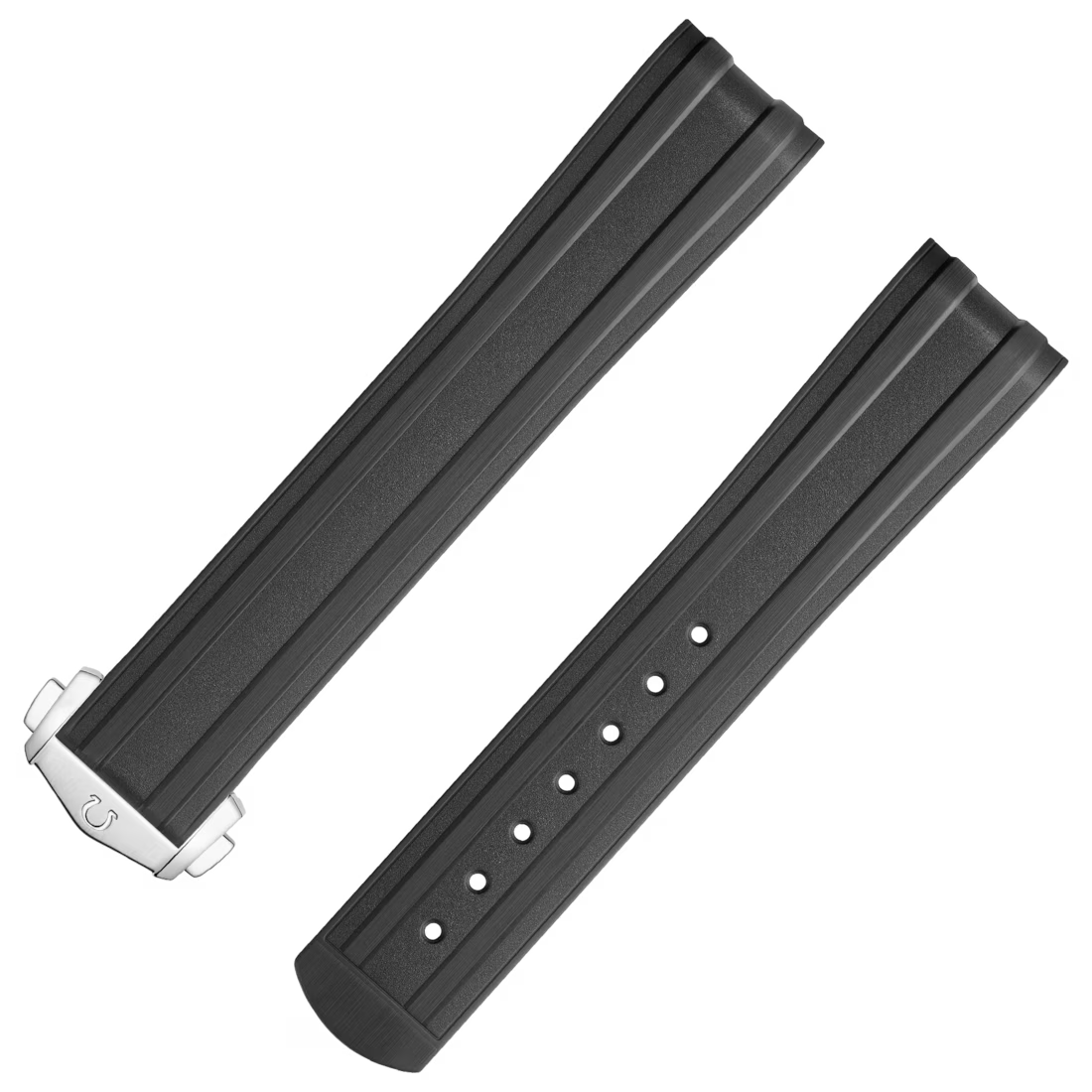 20mm Grey Rubber Strap