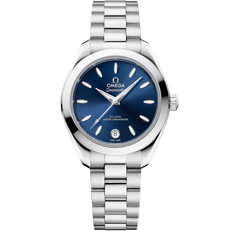 Aqua Terra 30mm with Blue Dial in Stainless Steel